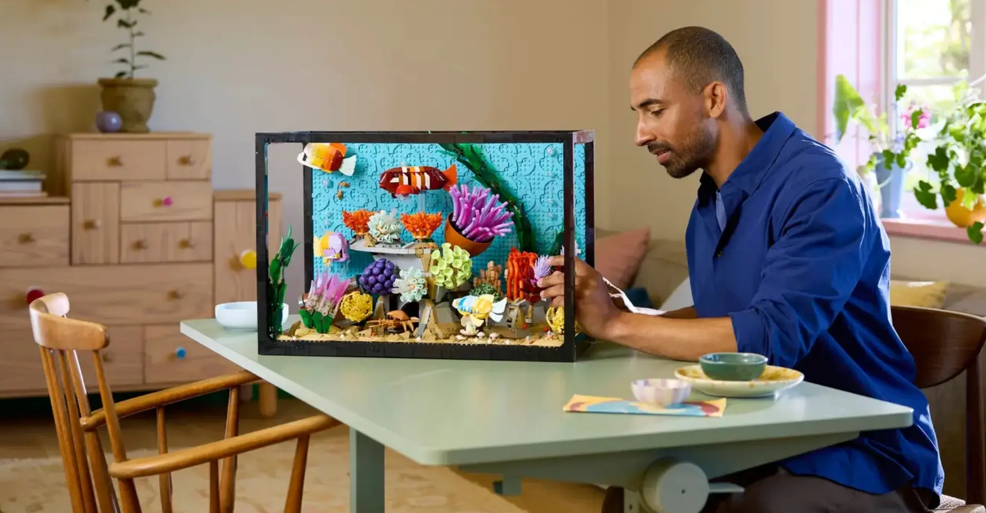 LEGO komt met een bomvol aquarium voor kleur in huis