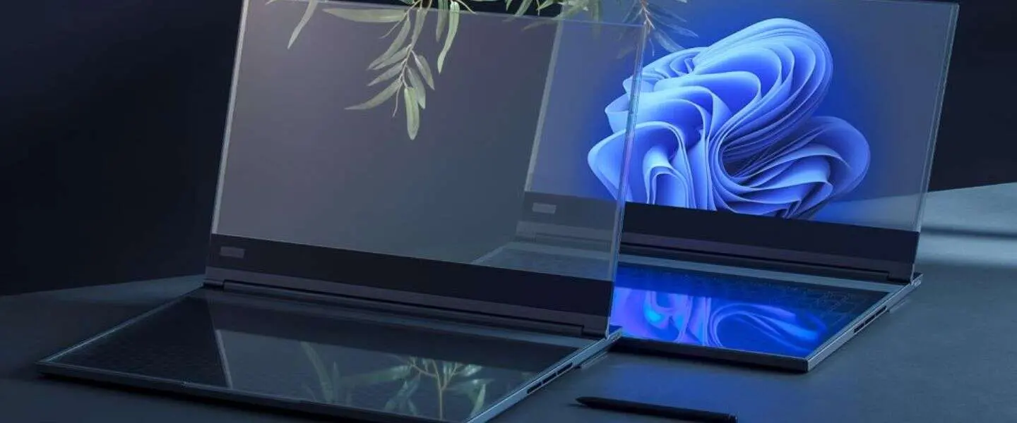 lenovo transparante laptop