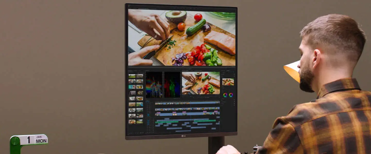 lg vierkante monitor