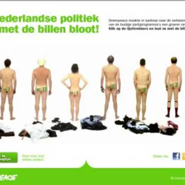 nederlandse politici gaan met de billen