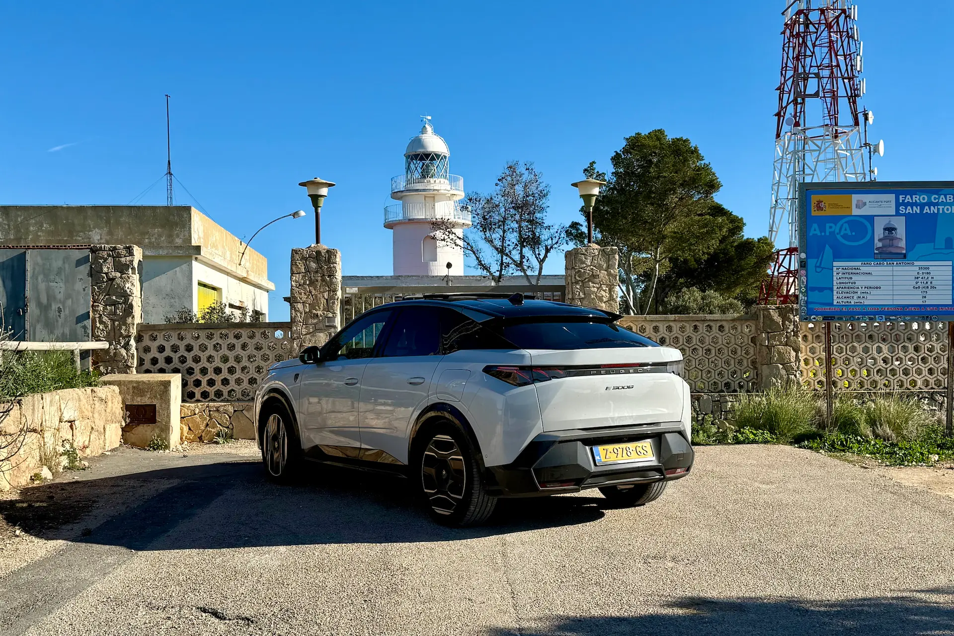 peugeot e3008 cabo de san antonio