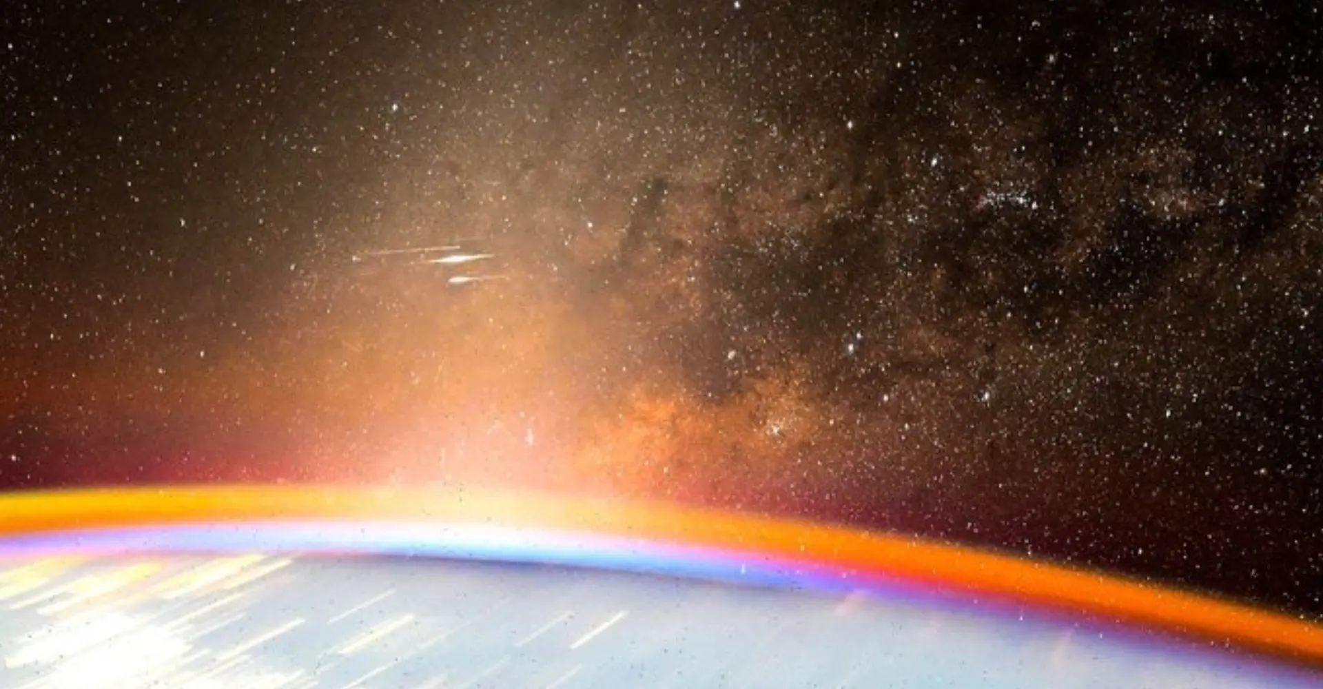 Deze foto is geen AI: een astronaut schoot hem