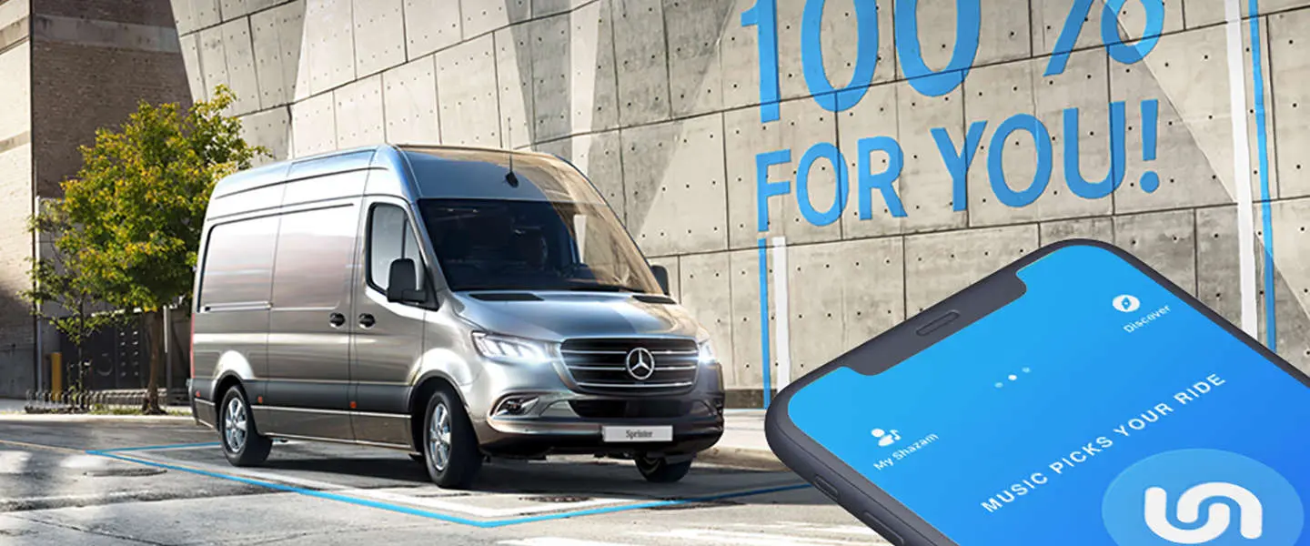 shazam mercedes campagne