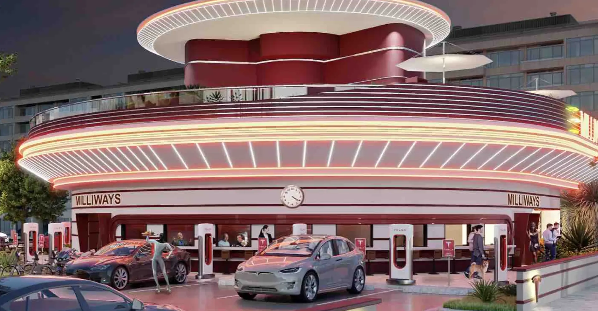 tesla restaurant