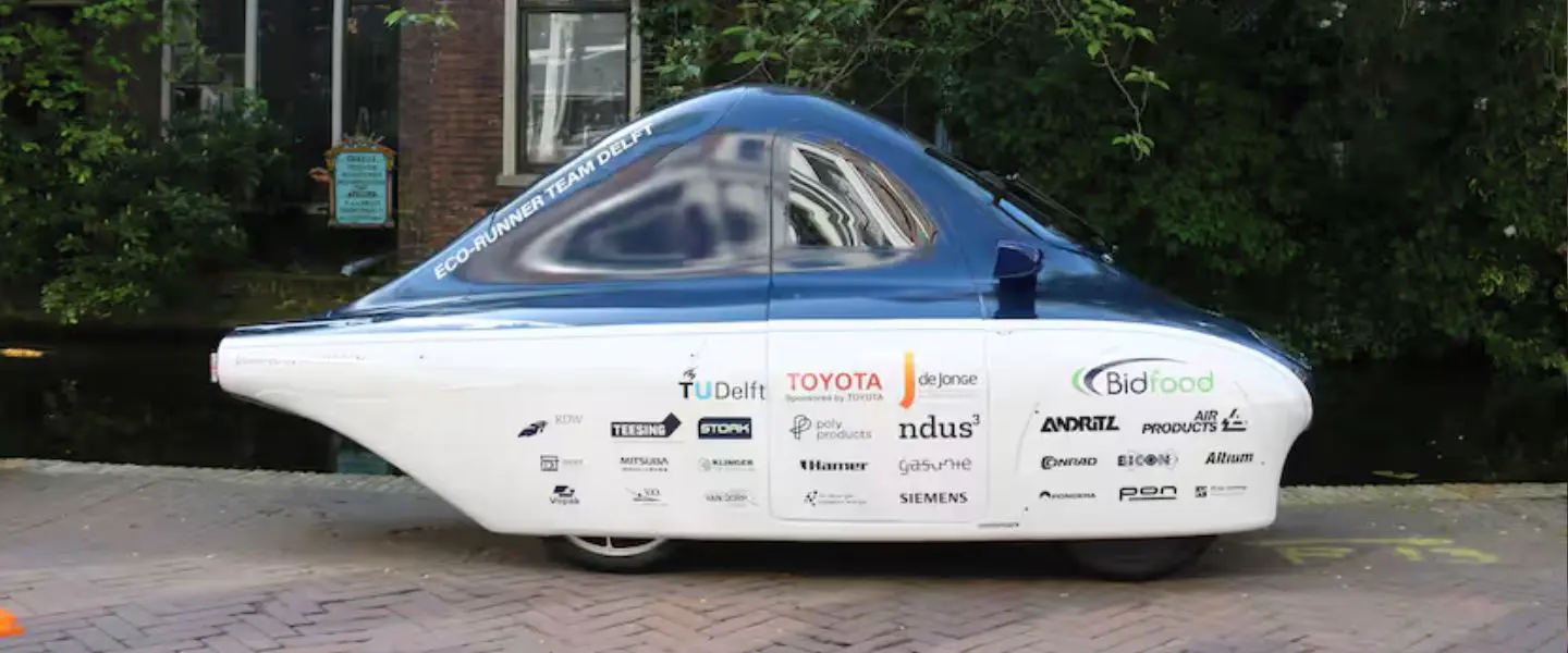 Nog een Delfts succes: waterstofauto is geschikt voor openbare weg