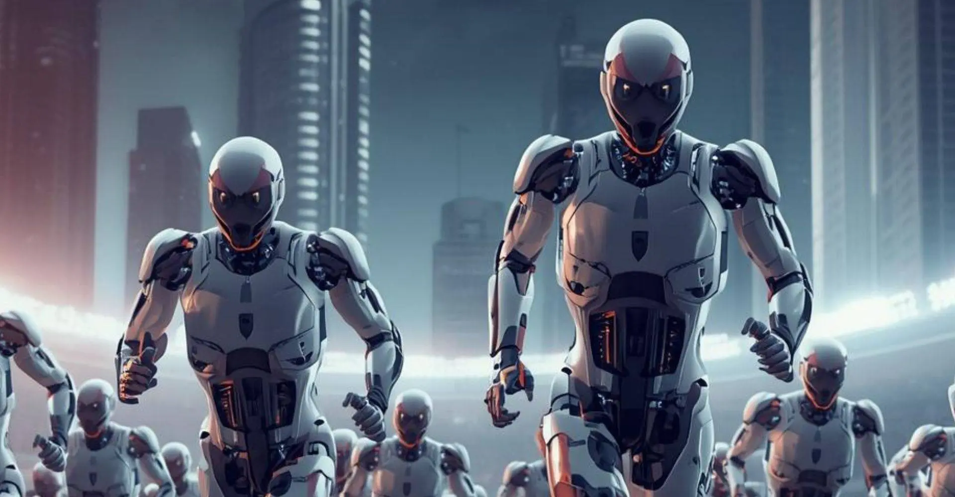 Rennende robots: dit gebeurde er tijdens de halve marathon voor robots