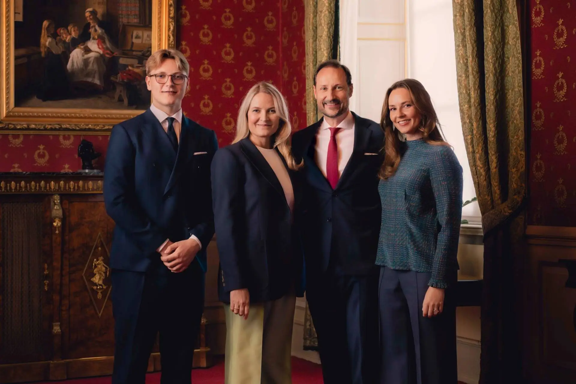 Vår nye kongefamilie. Foto: Det kongelige slott