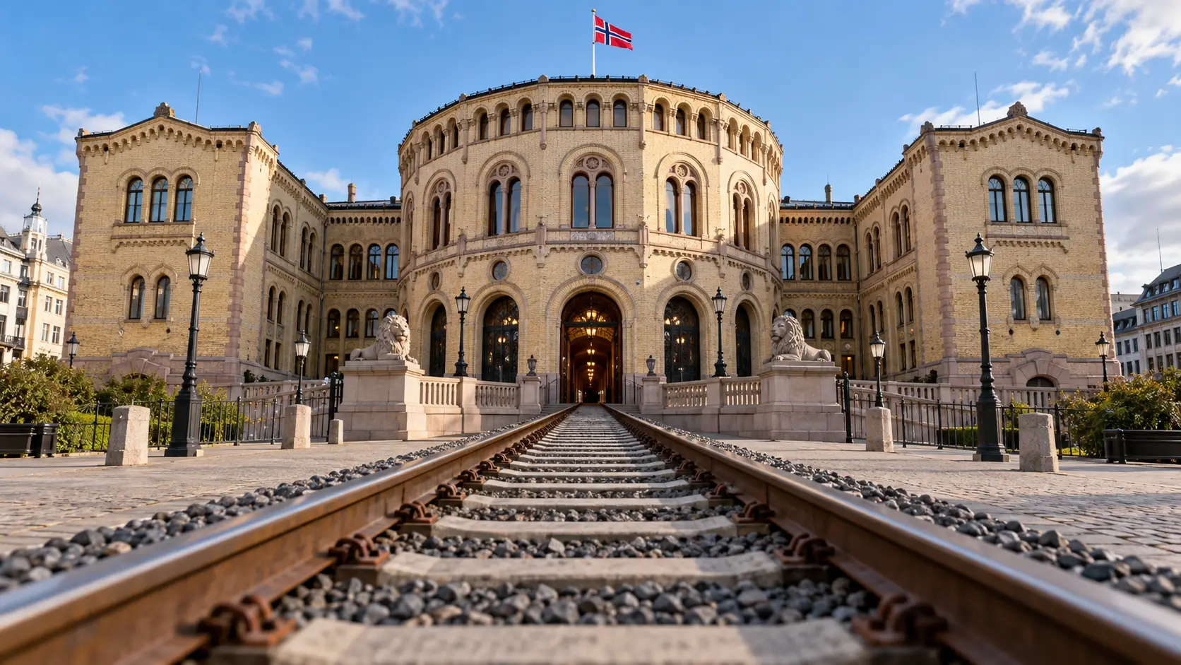 Jernbanespor til Stortinget