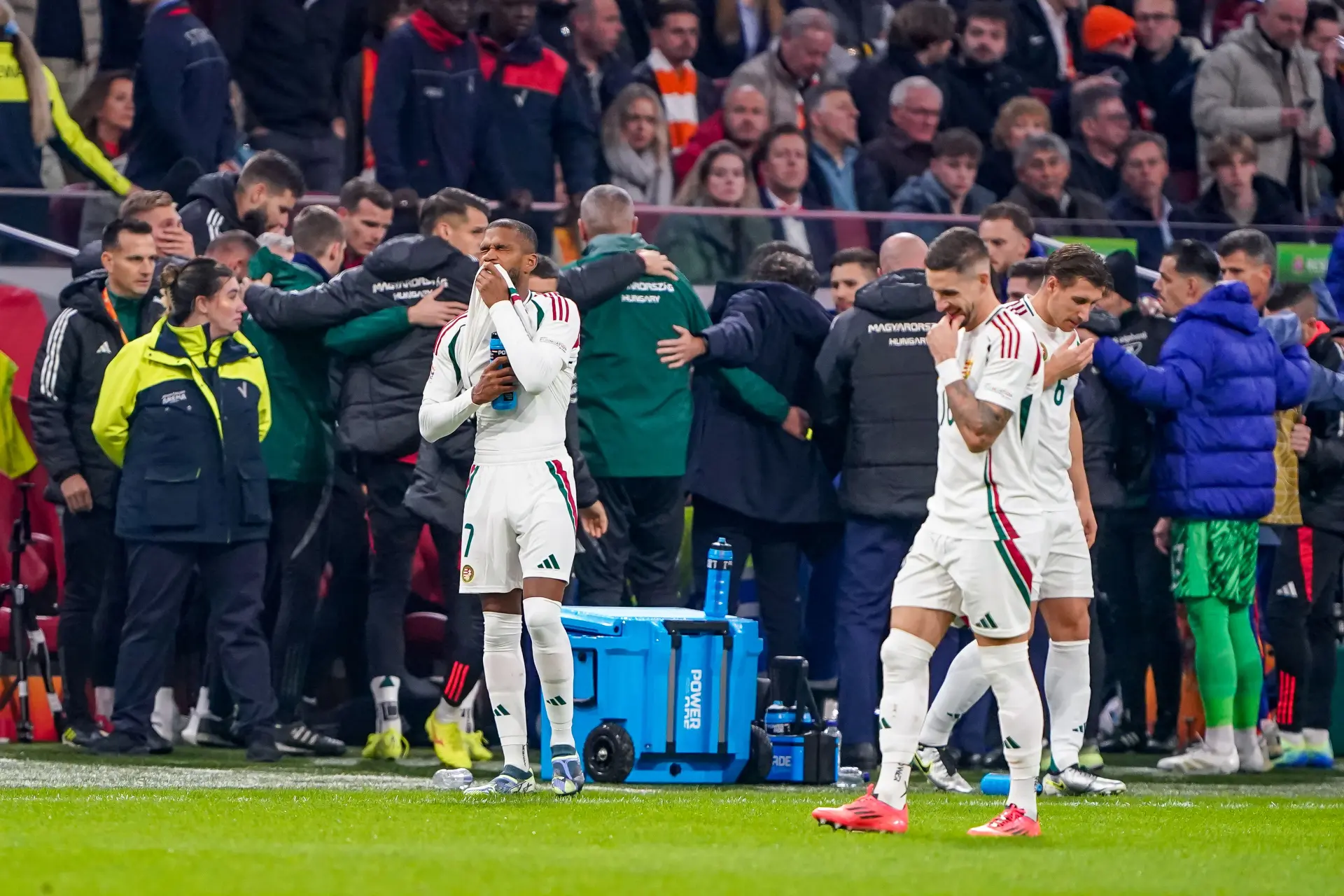 Medisch noodgeval overschaduwd ruime zege Nederland op Hongarije