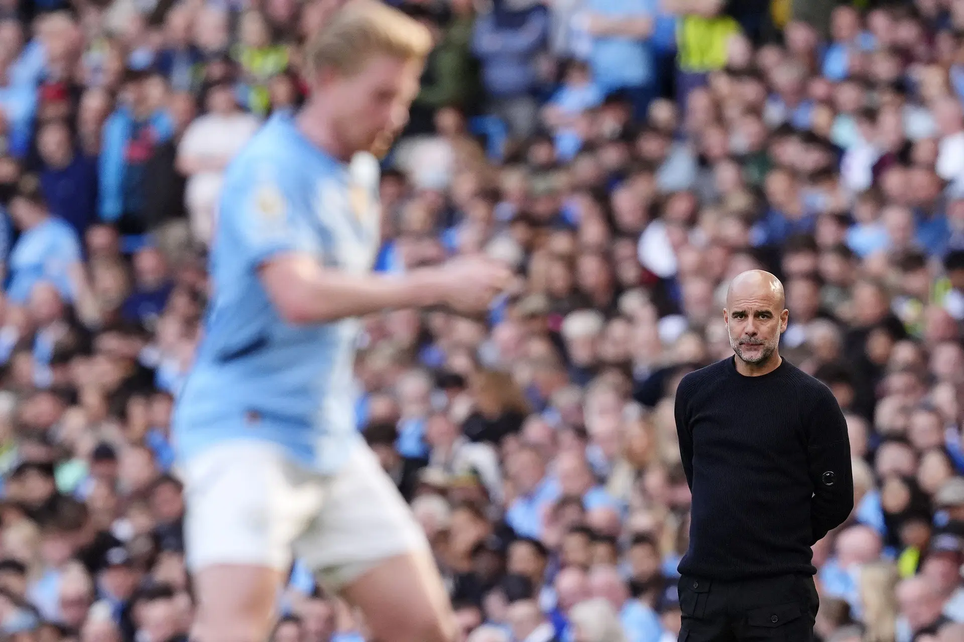 Pep Guardiola knokt zich terug in discussie over speeltijd Kevin de Bruyne: 'Denk je dat ik het leuk vind?'