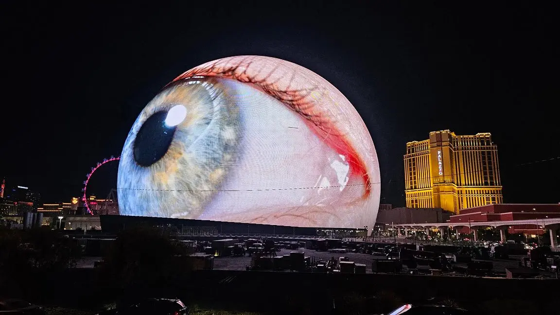 Las Vegas heeft er met de 'Sphere' weer een bizar nieuwe speeltje bij