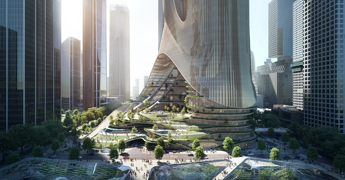 banner chinese toren