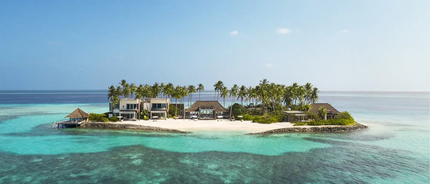 Op het privé-eiland Randheli kan jij eindeloos genieten met de squad