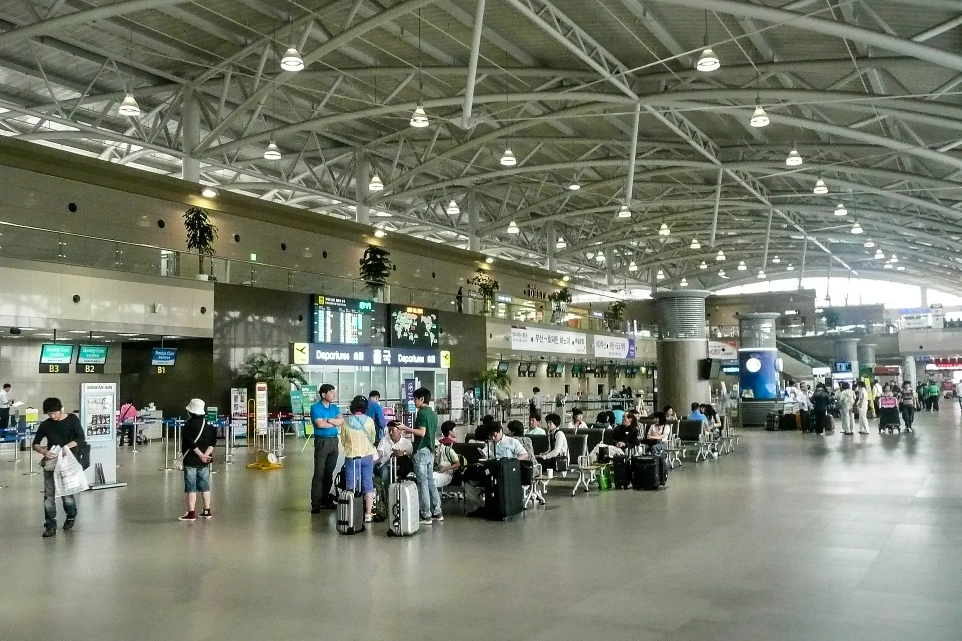 gimehae international airport in busan south korea