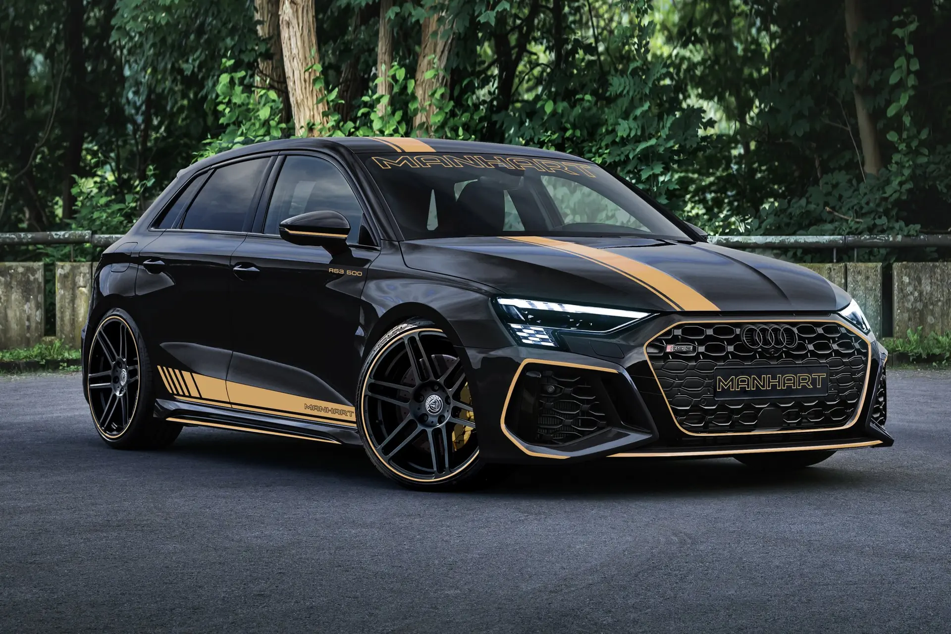 Duitse tuner MANHART tovert de Audi RS3 om tot een vuurpijl