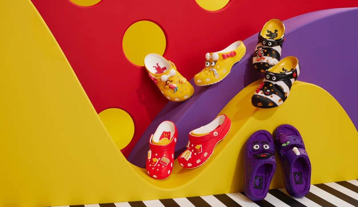 McDonald's en Crocs bundelen de krachten voor extravagante slippers