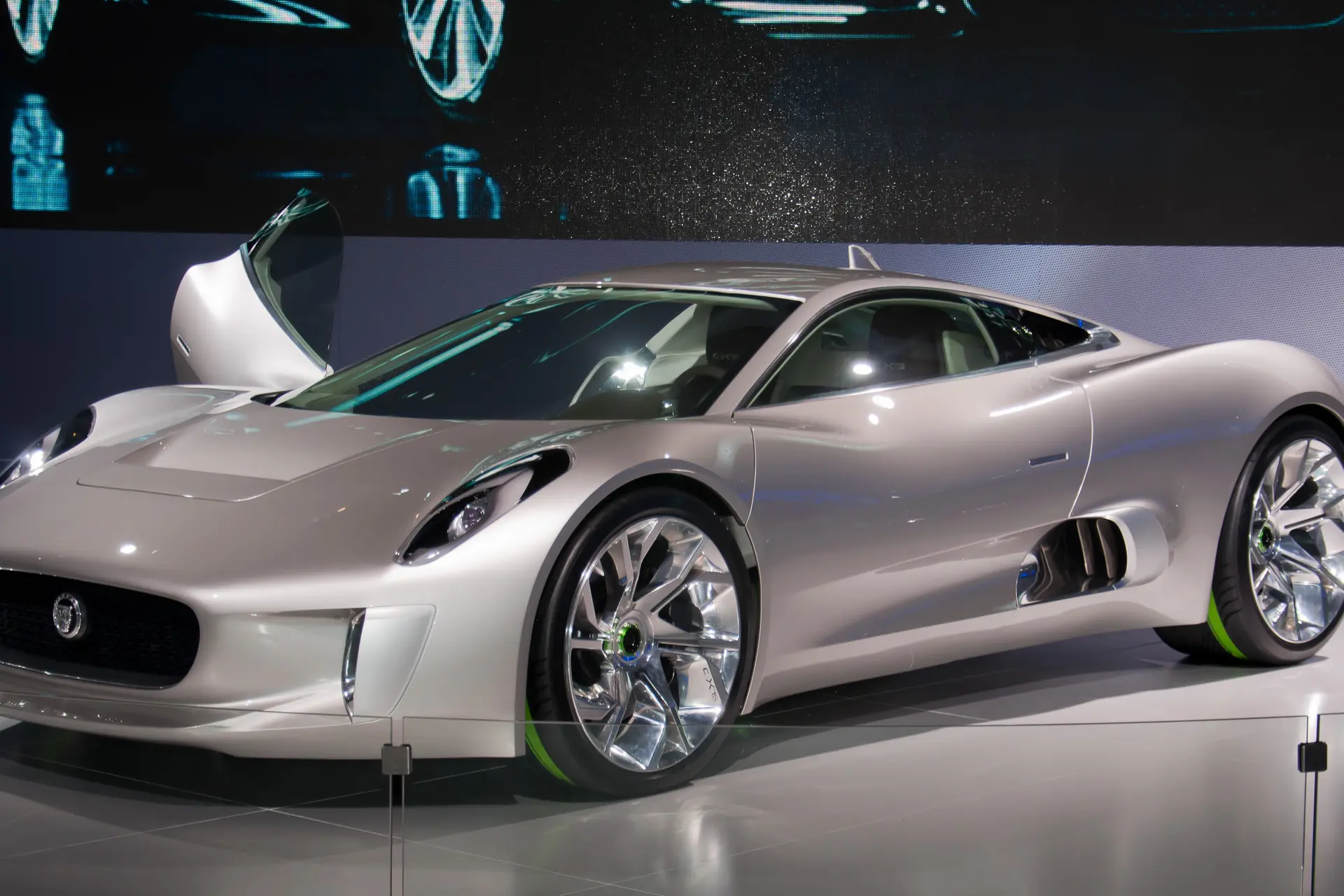 silver jaguar c x75