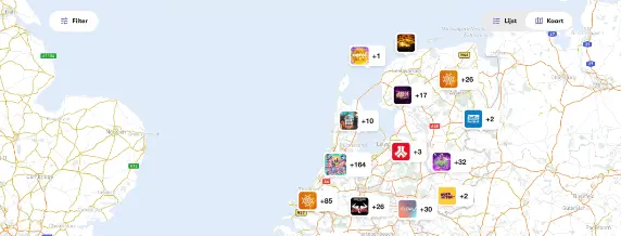 De interactieve festivalkaart van Follow the Beat zet jou goed deze zomer