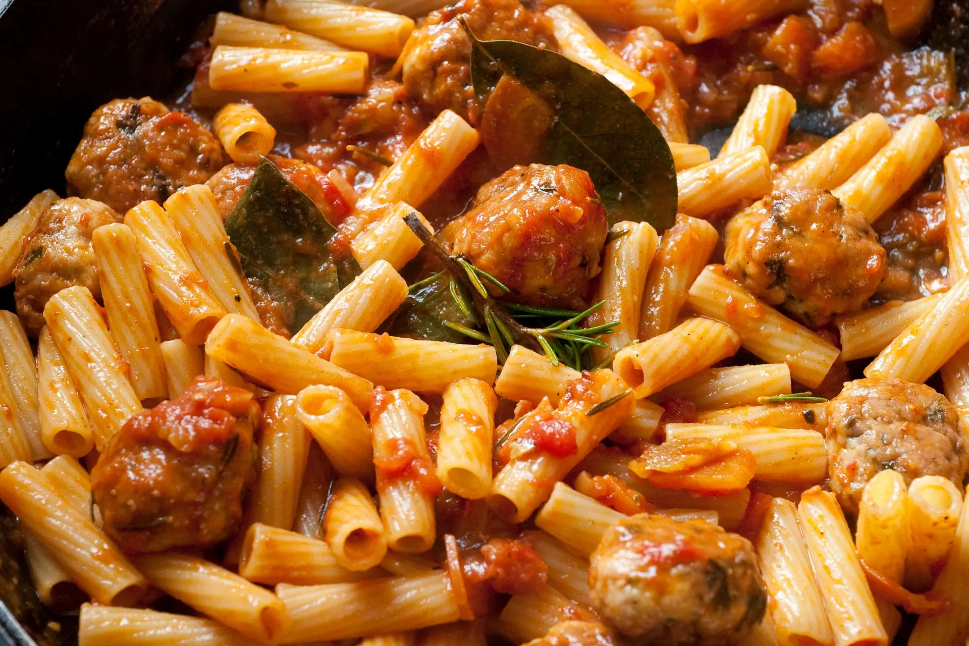 125 rigatoni with meatballs kopie