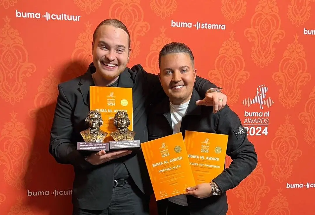 Donnie schrijft geschiedenis als grote winnaar van de Buma NL Awards
