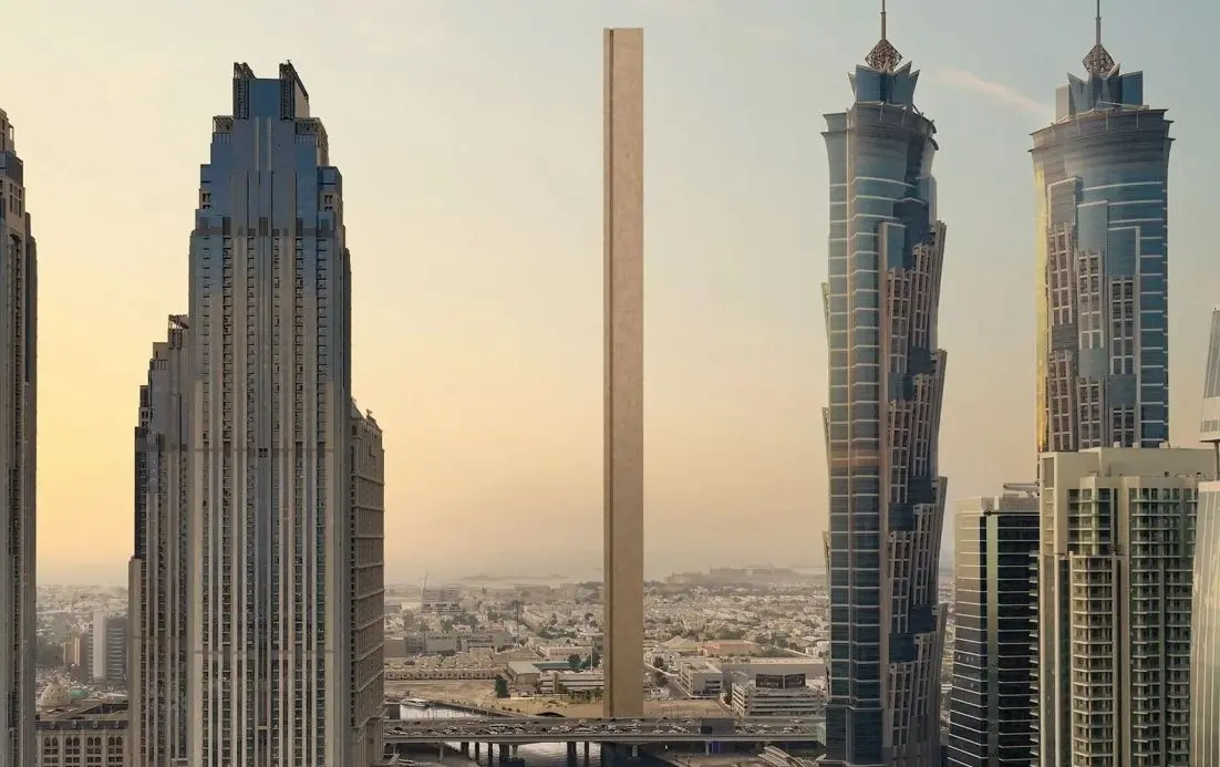 Dubai onthult foto's van de ultra-dunne wolkenkrabber de Muraba Veil