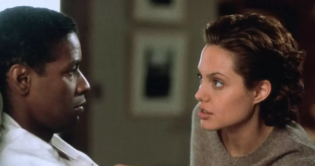 Angelina Jolie’s beste 'seks' ooit was tijdens een film met Denzel Washington