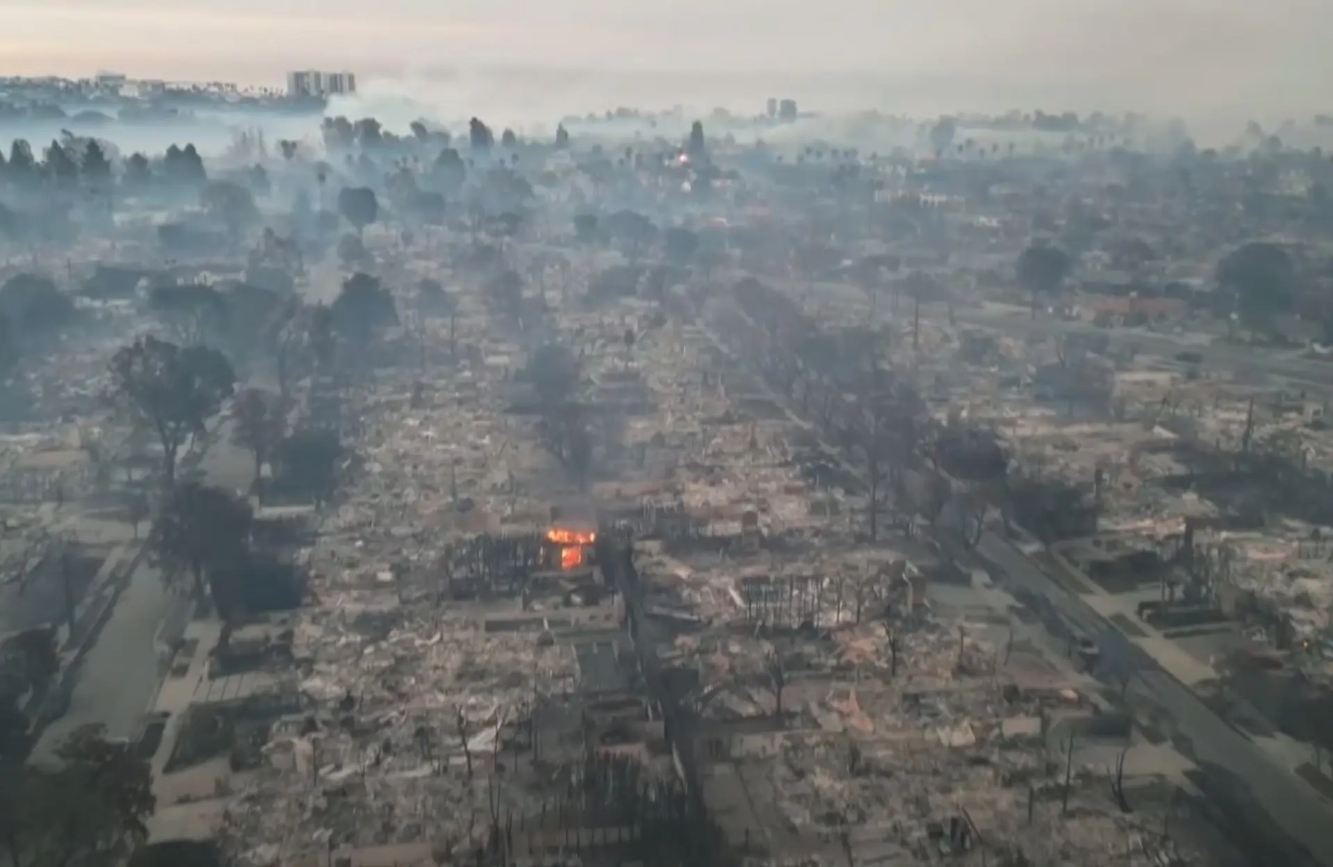 Bosbranden in Los Angeles: Schade, chaos en helden