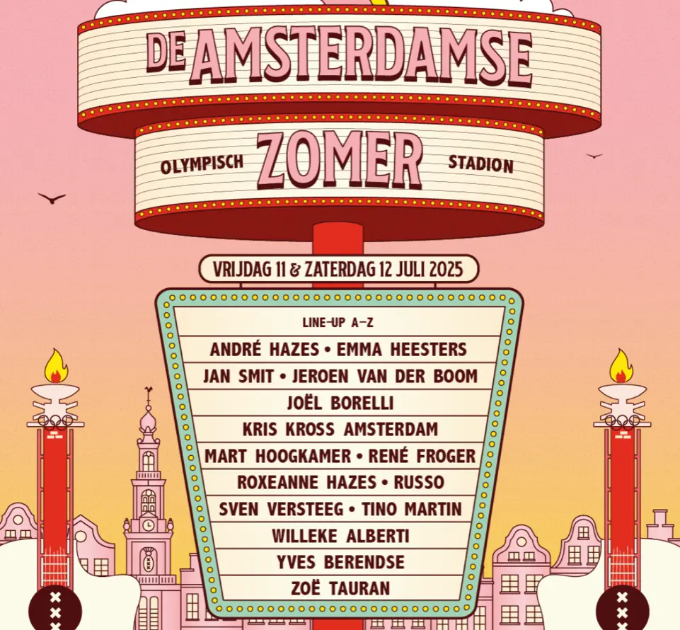 De line up van de Amsterdamse Zomer is sterker dan ooit
