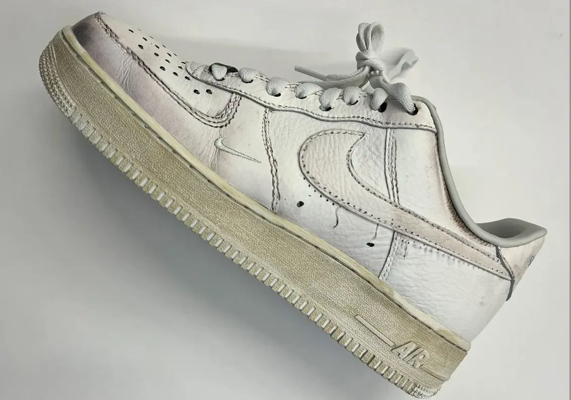 Deze Air Force 1 begint smerig, maar eindigt clean