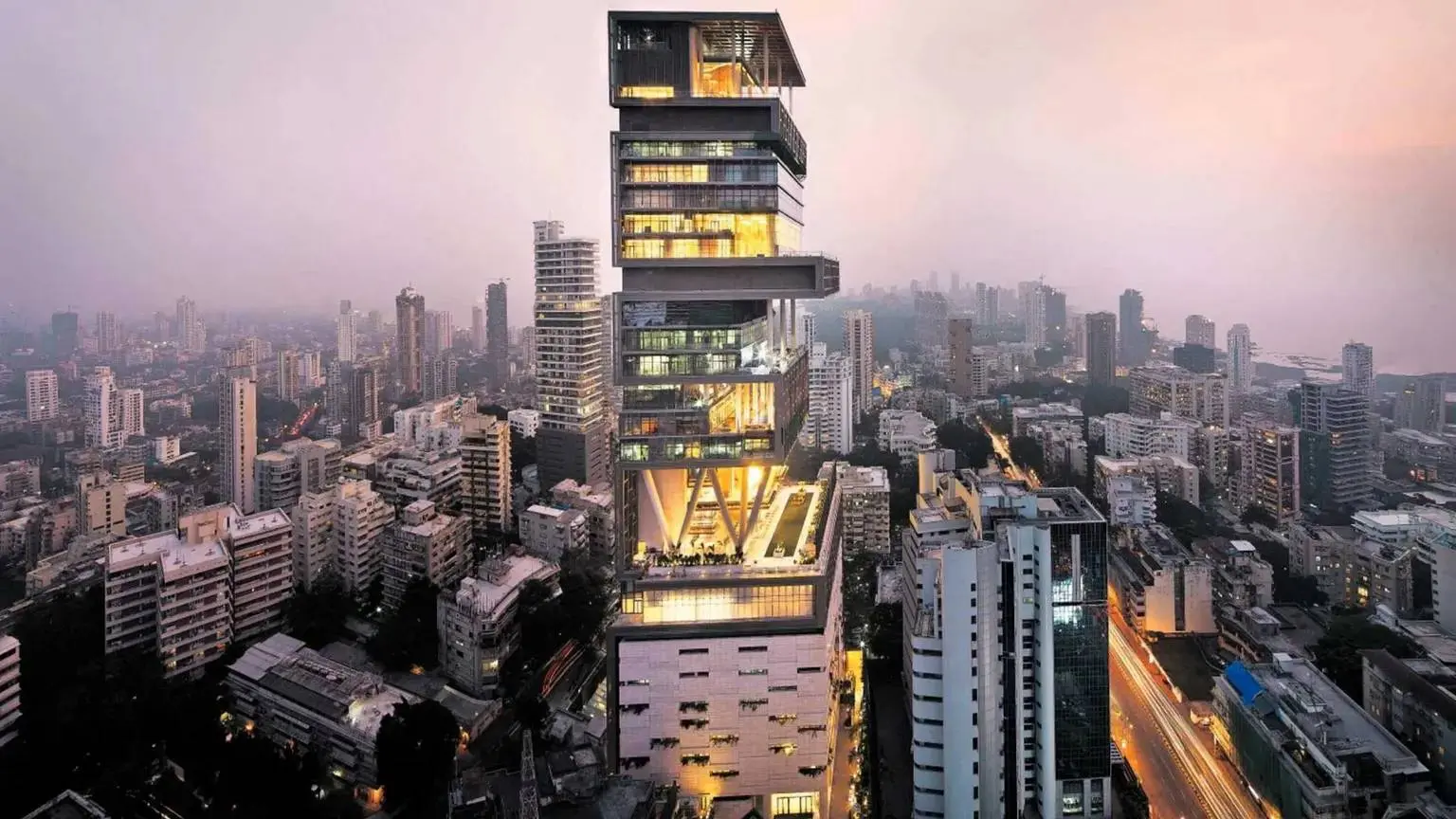 Antilia: het krankzinnig dure huis van de rijkste man van Azië