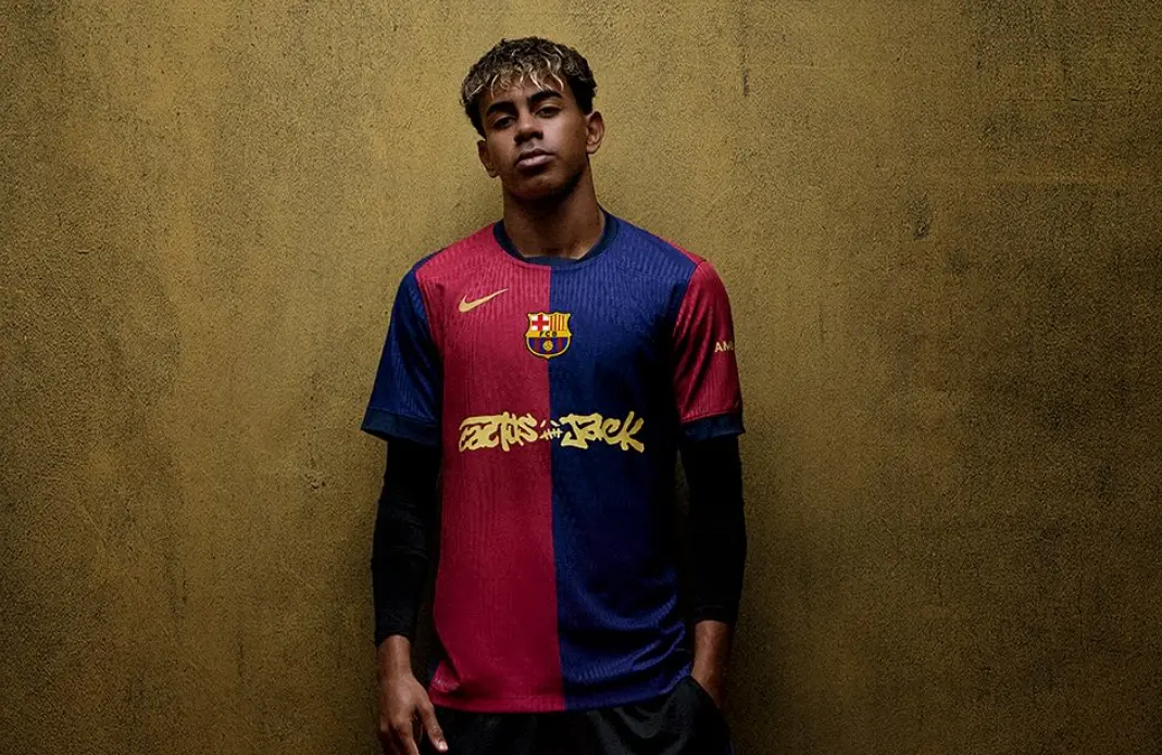 FC Barcelona en Travis Scott bundelen krachten voor El Clásico-shirt