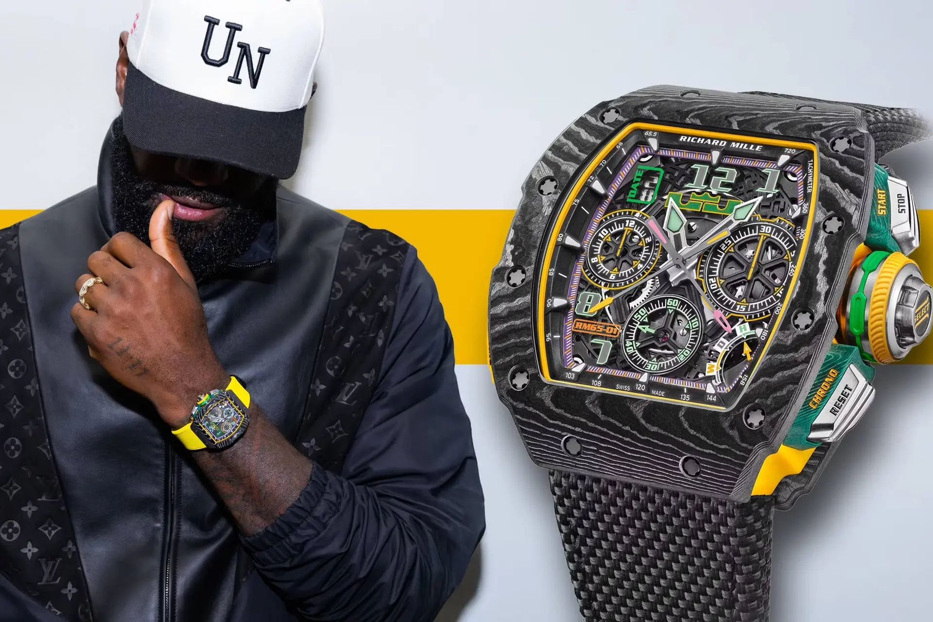 LeBron James onthult exclusief Richard Mille-horloge geïnspireerd op de Lakers