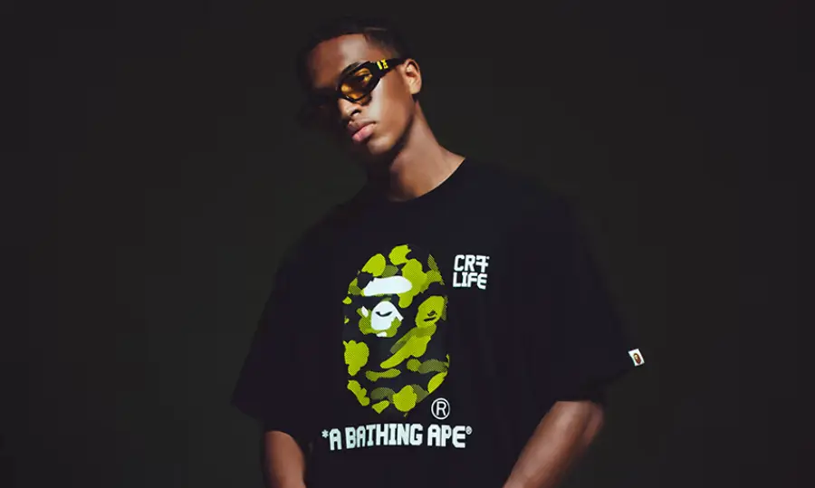 Cristiano Ronaldo’s CR7 LIFE en BAPE droppen samen vette collectie