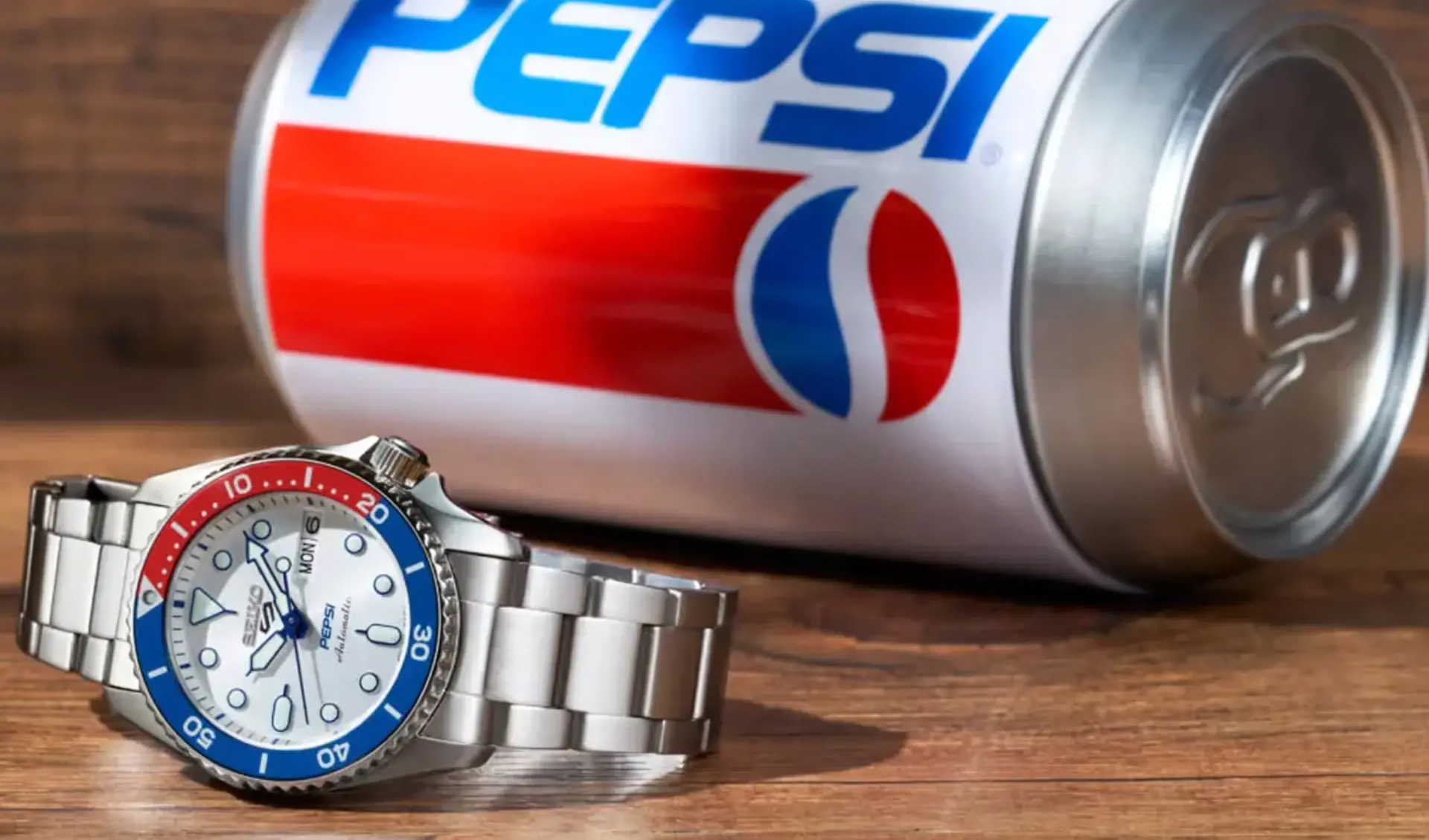 Seiko en Pepsi slaan de handen ineen voor exclusieve 5 Sports horloges