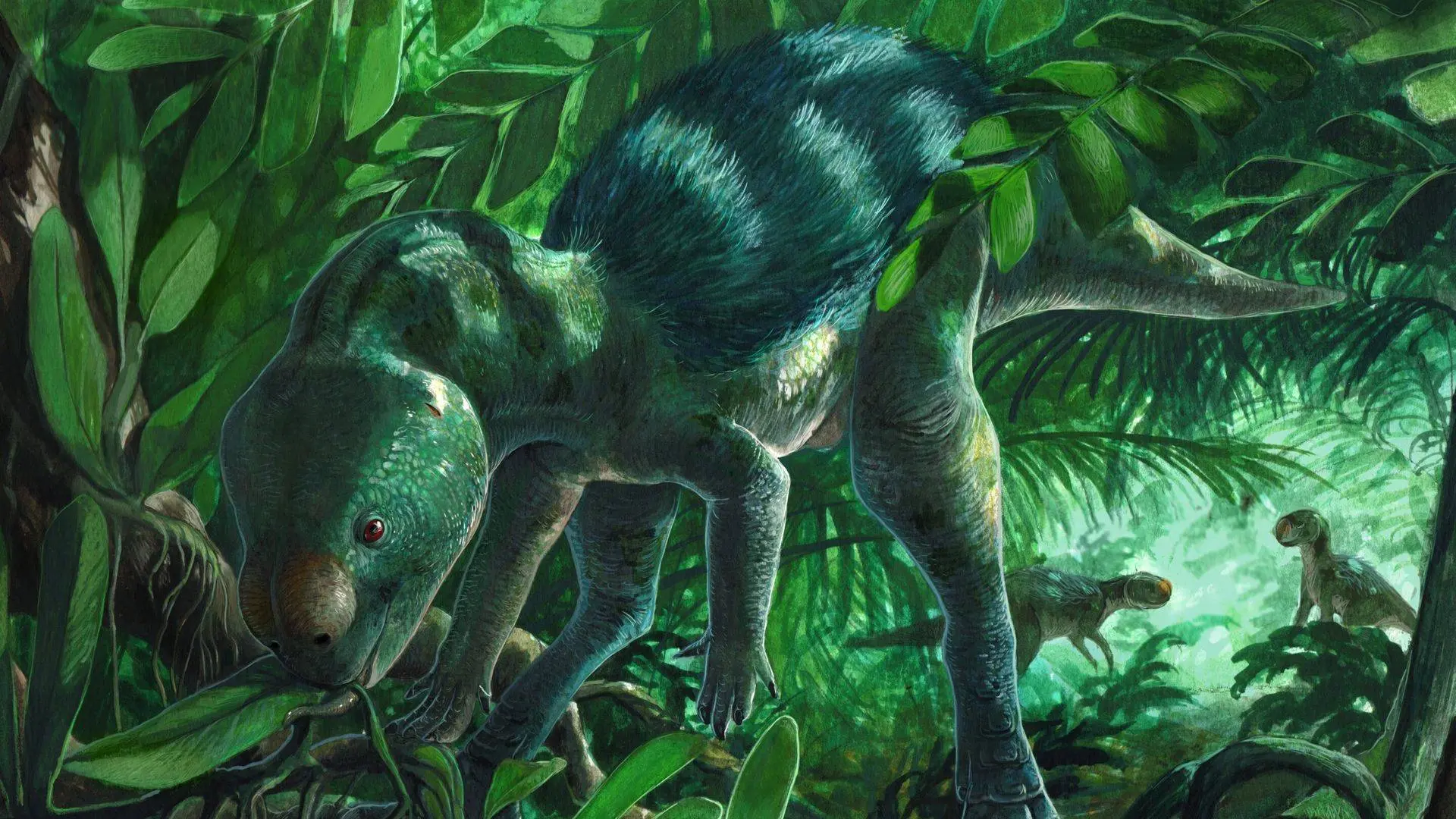 Dinosaurus ontdekt die kleiner was dan een gemiddelde hond