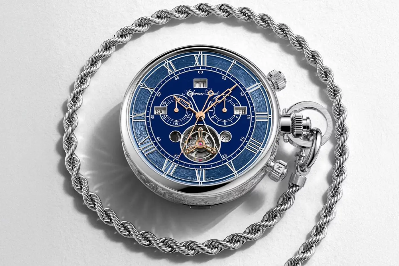 Audemars Piguet viert 150 jaar met krankzinnig zakhorloge vol techniek
