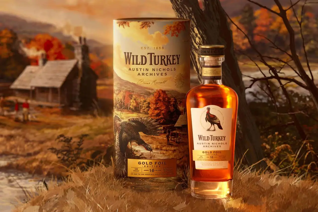Wild Turkey brengt legendarische Gold Foil bourbon terug