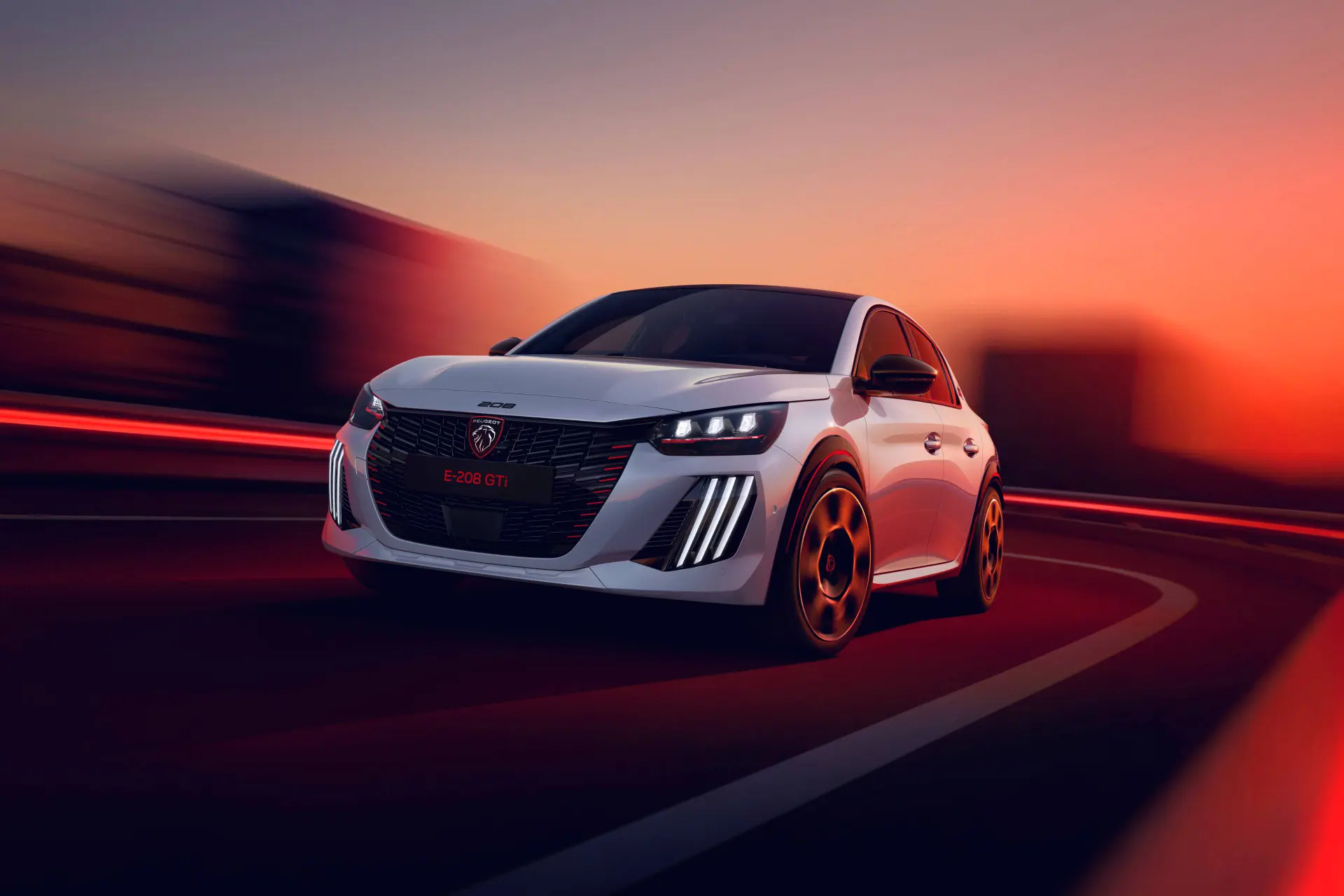 PEUGEOT blaast de GTi nieuw leven in met elektrische E-208 GTi