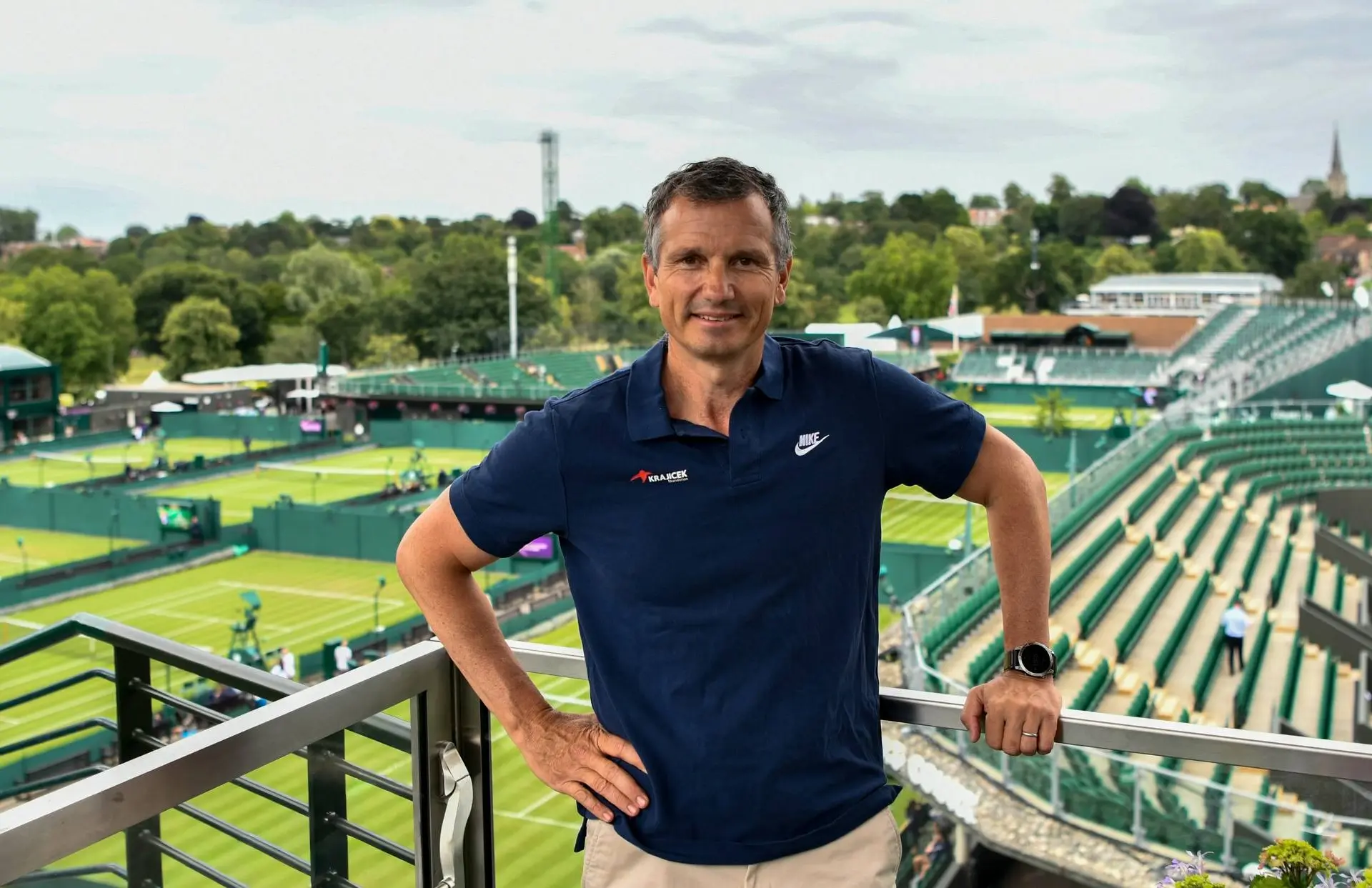 Krajicek met uitzicht over Wimbledon©Krajicek Foundation _Maaike Petri  kopie
