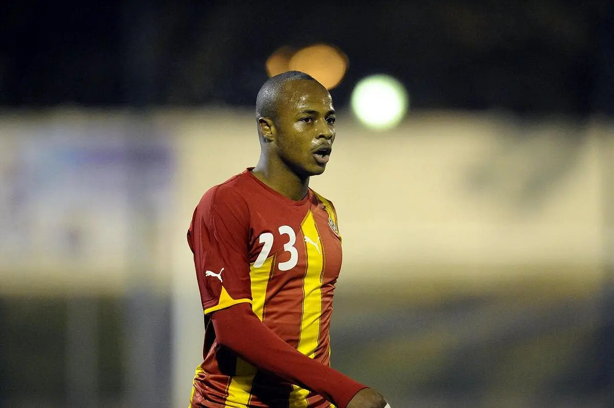 a ayew blesse avec le ghana iconsport por 151111 06 0597057