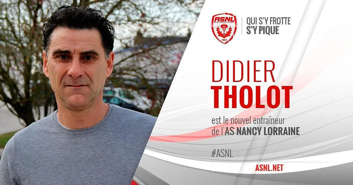 officiel didier tholot nouveau coach de nancy didier tholot214633