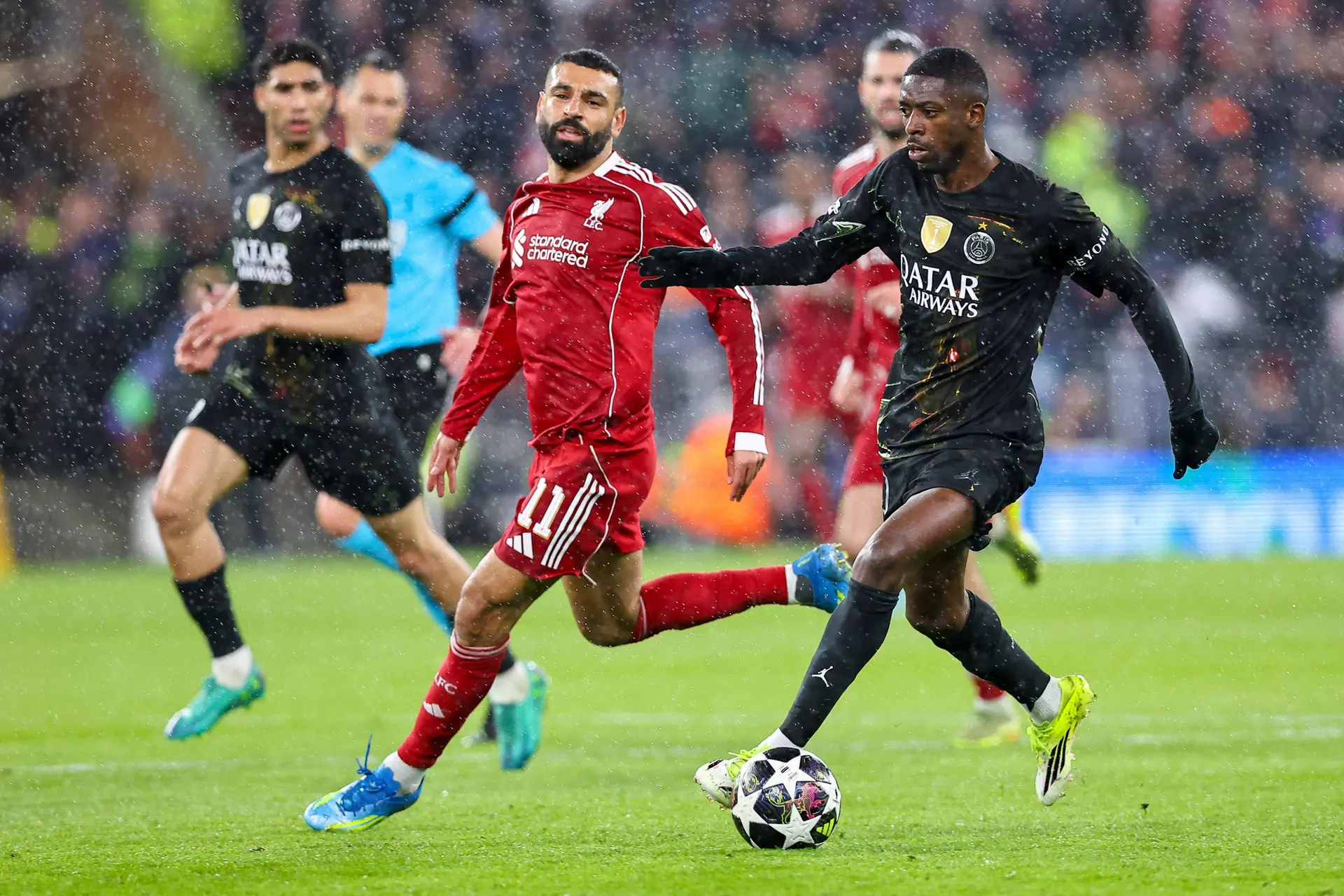 LdC : Dembélé punit Liverpool, le PSG en demi