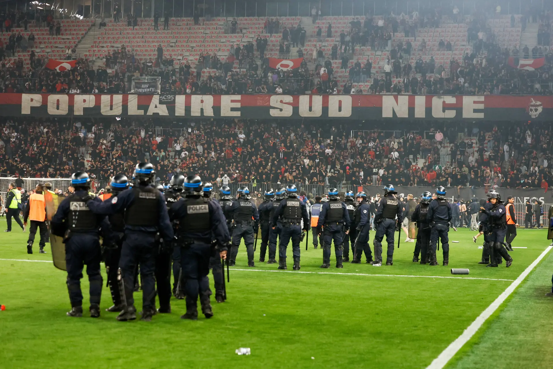 Huis clos total contre l'ASSE, Nice sous la menace