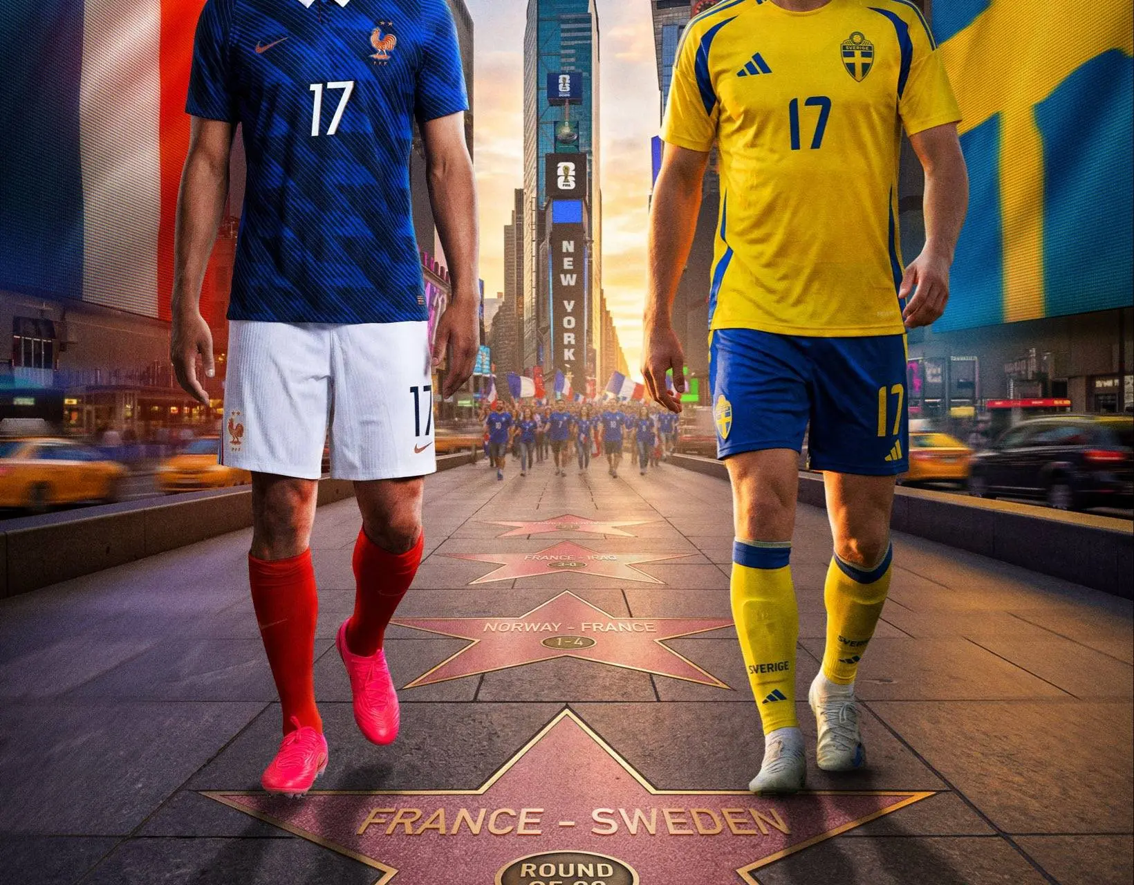 16e de finale : Ce sera France-Suède mardi à 23 heures