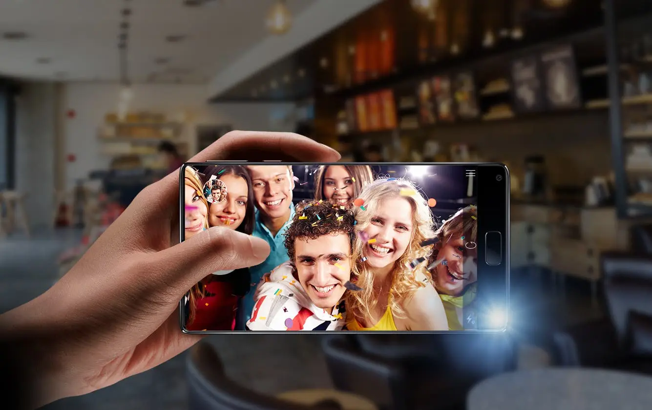 The Elephone S8 sports a Soft Light LED Flash to accompany the 8.0MP Selfie Snapper