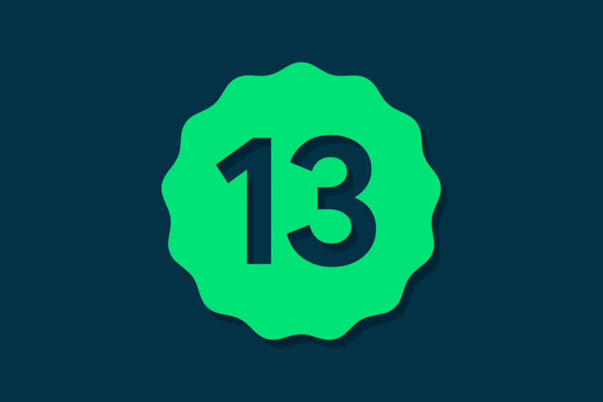 android 13 logo