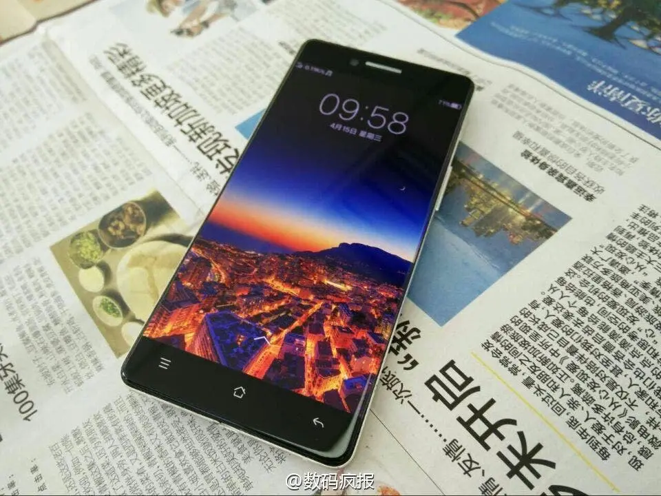 bezel less oppo r7