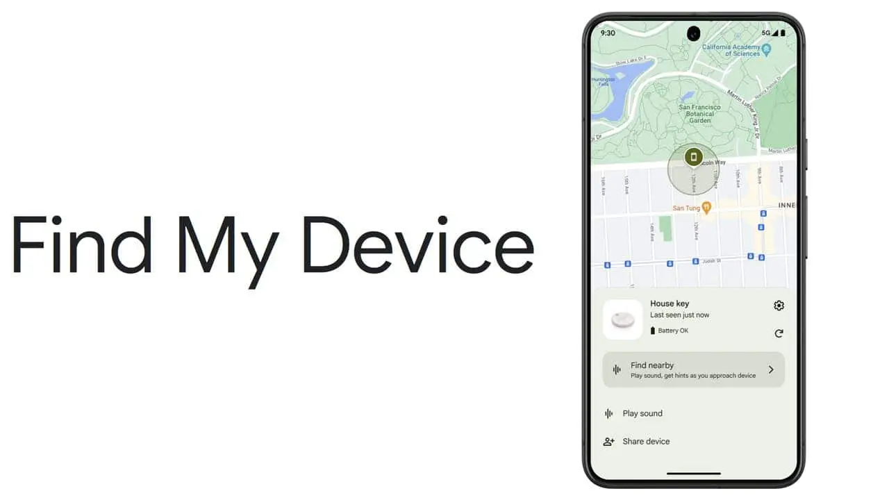google find my device network