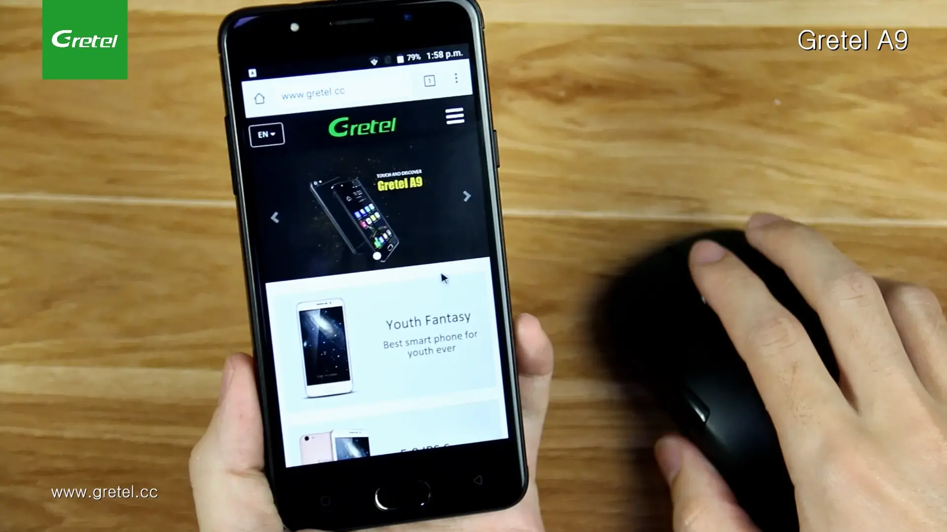 gretel a9 otg mouse