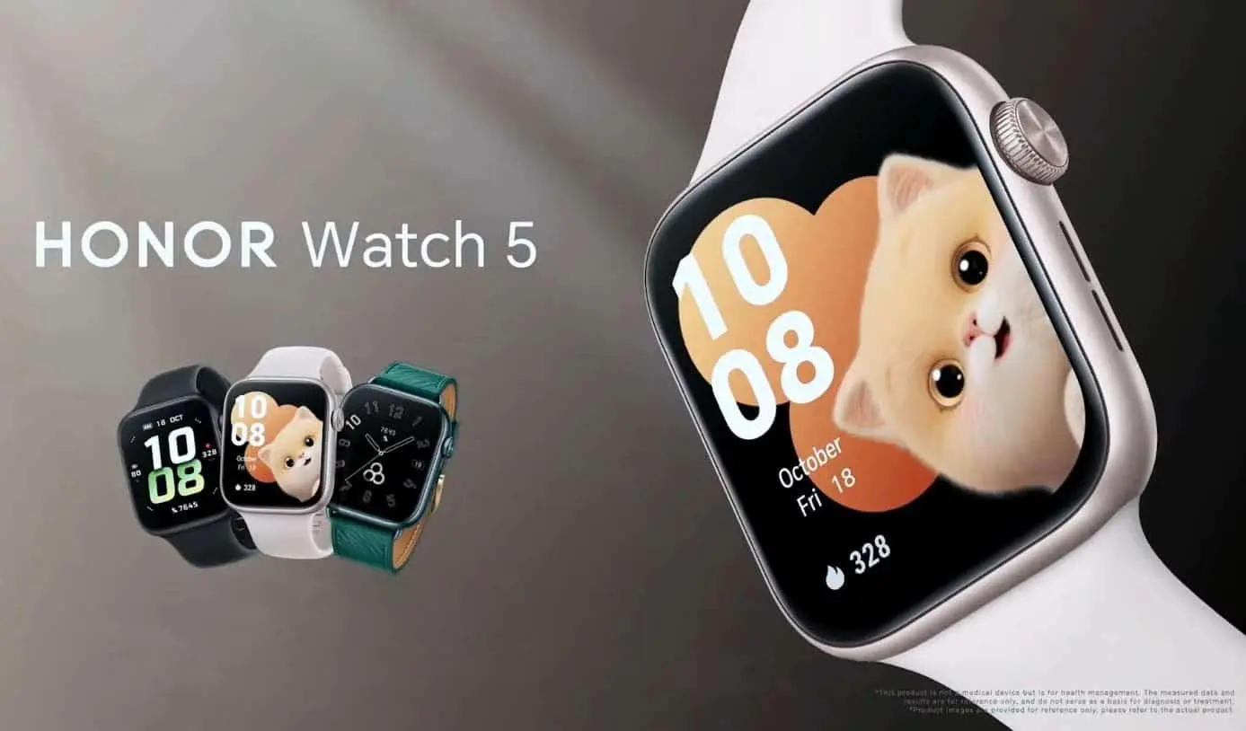Honor Watch 5 Launches Globally with 15-Day Battery Life!